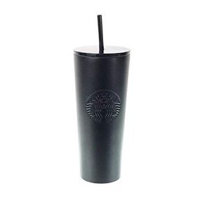 Matte Black Starbucks Tumbler